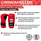 RingMaster Sports Fight-R red gloves with IMF padding