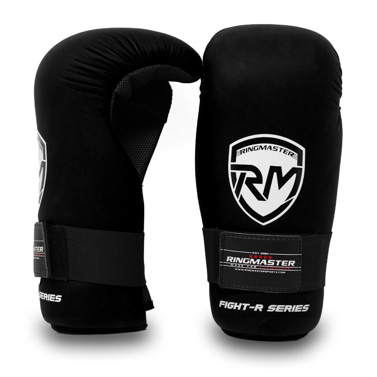 RingMaster Sports Fight-R Series semi contact gloves in black