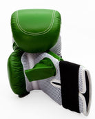 RingMaster Sports green genuine leather bag mitts for training