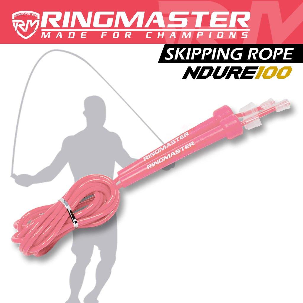 Pink RingMaster Sports Ndure 1000 adjustable jump rope