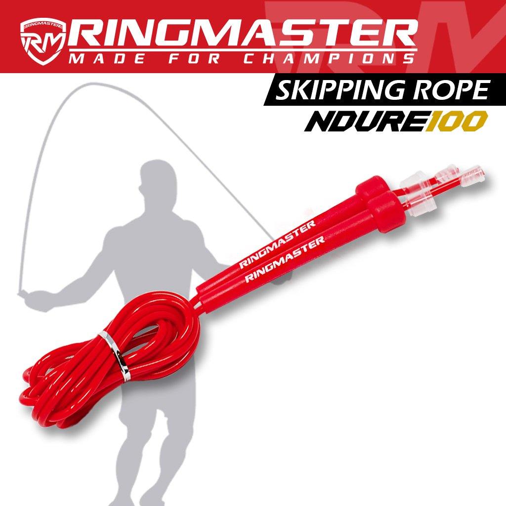 Red RingMaster Sports Ndure 1000 adjustable jump rope