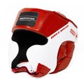 RingMaster Sports SHK2.0 boxing head guard in red and white