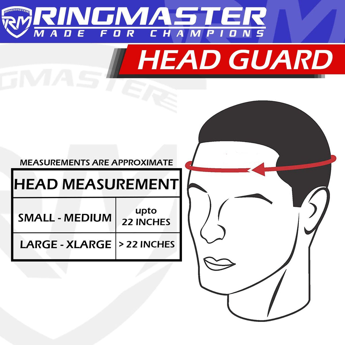 RingMaster SHK2.0 head guard for boxing, kickboxing and Muay Thai