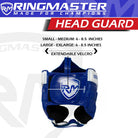 RingMaster Sports SHK2.0 boxing head guard with triple-layer padding