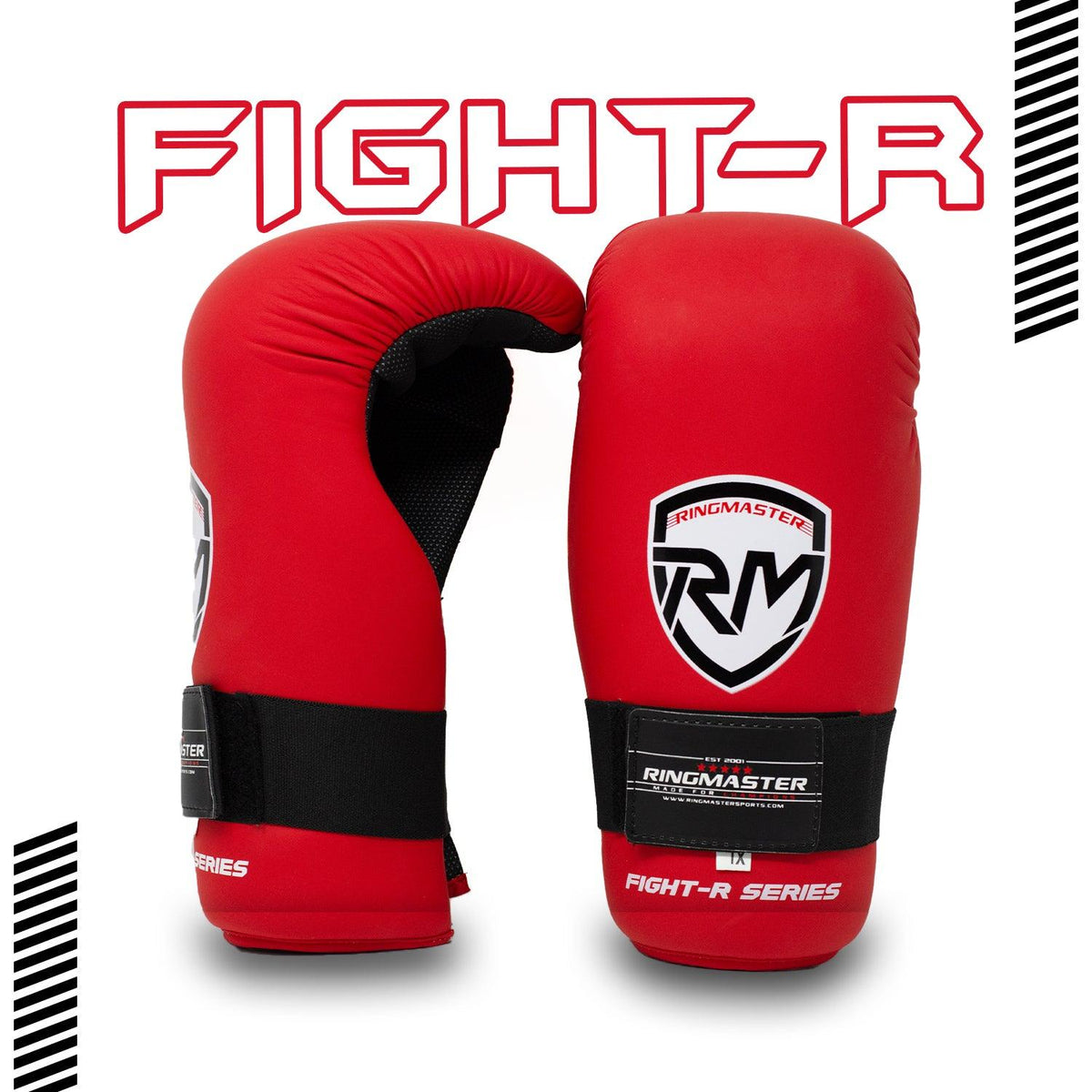 RingMaster Sports red Taekwondo gloves