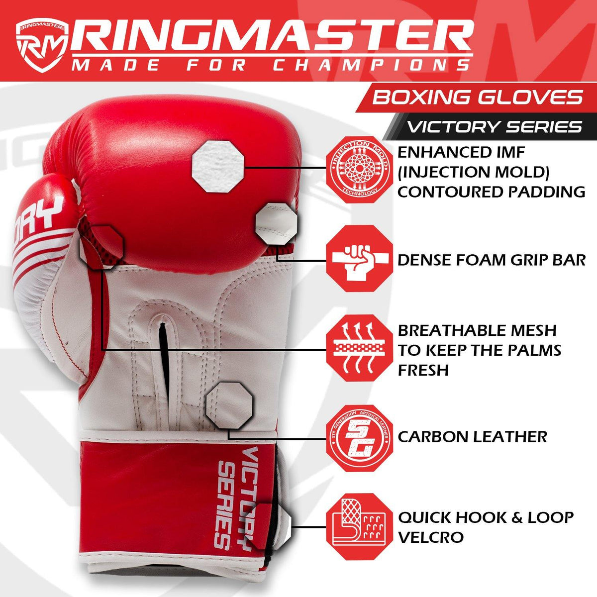 RingMaster Victory Series boxing gloves for training