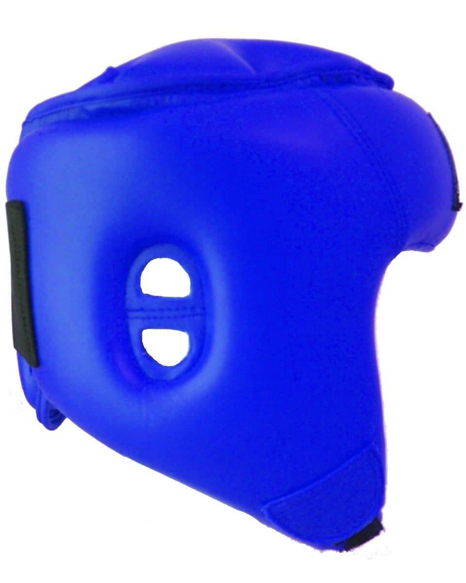 RingMaster Sports Open Face Headguard AIBA styled Blue Image 2