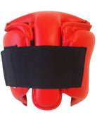 RingMaster Sports Kids Open Face Headguard AIBA styled Red Image 3